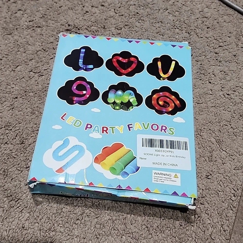 LED light up Pop Pipes